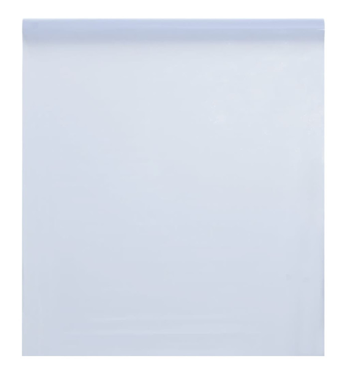 Film de fenêtre statique dépoli blanc transparent 45x1000cm PVC | Mobilier & Déco