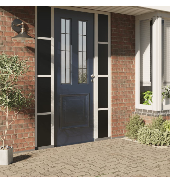 Films pour fenêtre 3 pcs statique dépoli noir PVC | Mobilier & Déco