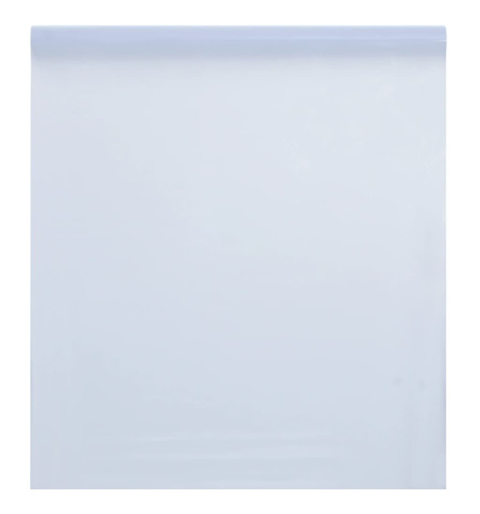 Film de fenêtre statique dépoli blanc transparent 90x2000cm PVC | Mobilier & Déco