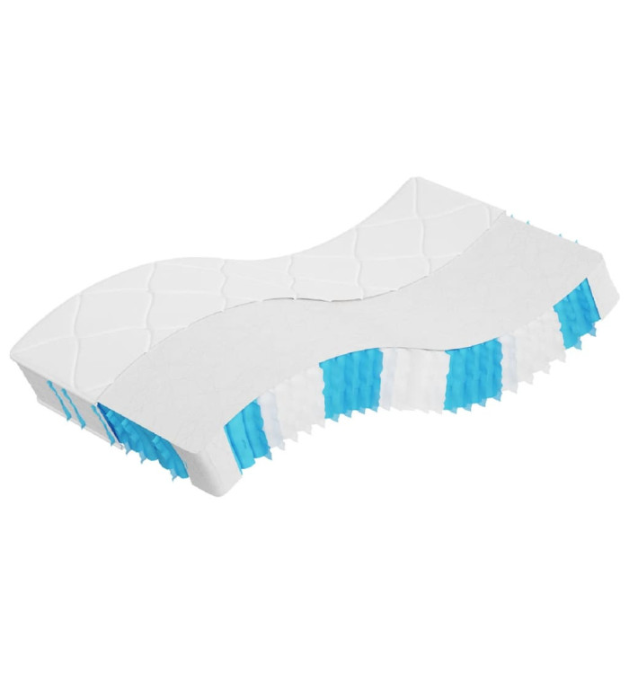 Matelas à ressorts ensachés moyen 100x200 cm | Mobilier & Déco