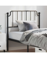 Tête de lit métal noir 100 cm | Mobilier & Déco