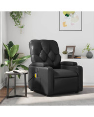 Fauteuil de massage inclinable Noir Similicuir | Mobilier & Déco