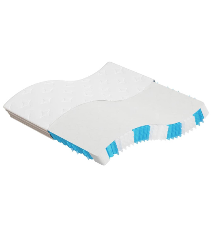 Matelas à ressorts ensachés moyen 200x200 cm | Mobilier & Déco