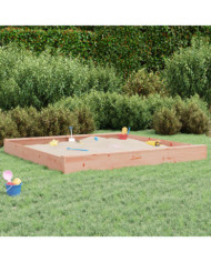 Bac à sable avec sièges carré bois massif de douglas | Mobilier & Déco