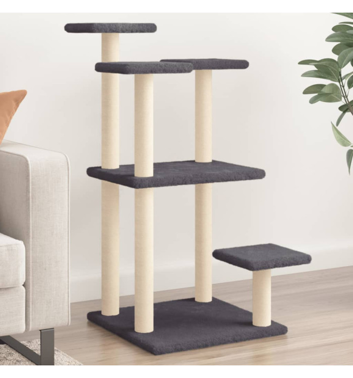 Arbres à chat avec plates-formes gris foncé 98,5 cm | Mobilier & Déco