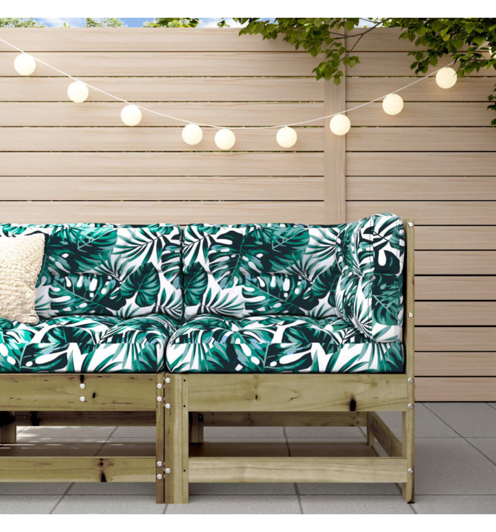 Canapé d'angle de jardin bois de pin imprégné | Mobilier & Déco