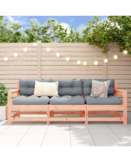 Salon de jardin 3 pcs bois massif douglas | Mobilier & Déco