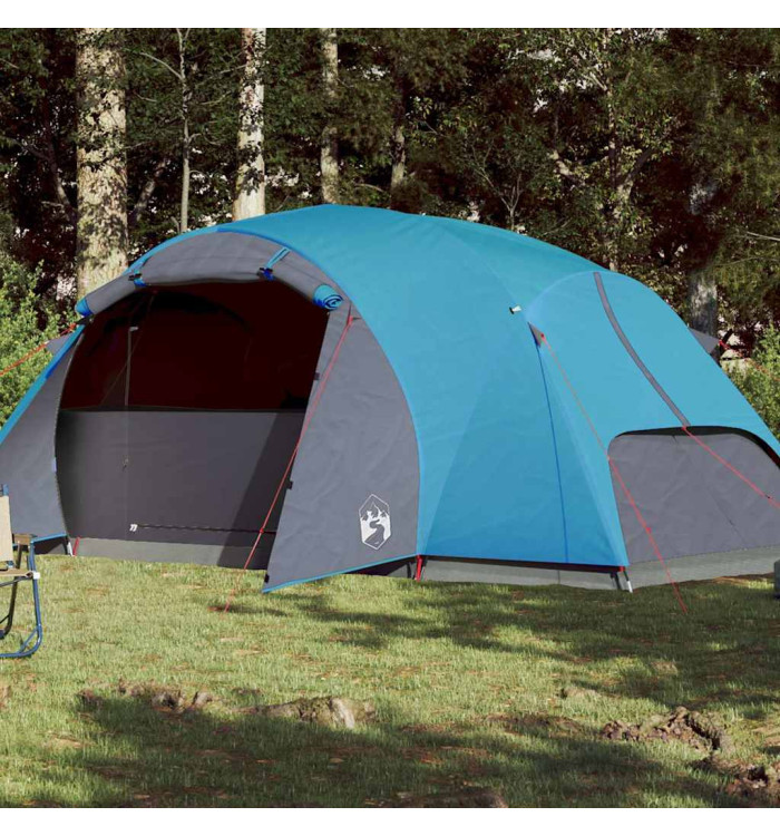 Tente familiale Crossvent 8 personnes bleu imperméable | Mobilier & Déco