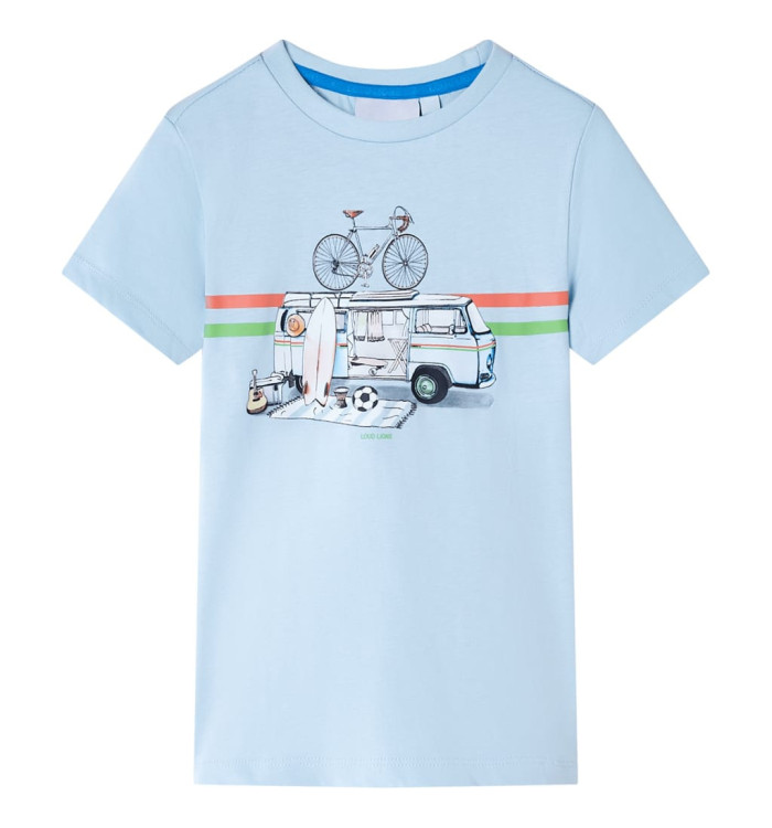 T-shirt pour enfants bleu clair 92 | Mobilier & Déco