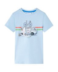 T-shirt pour enfants bleu clair 92 | Mobilier & Déco