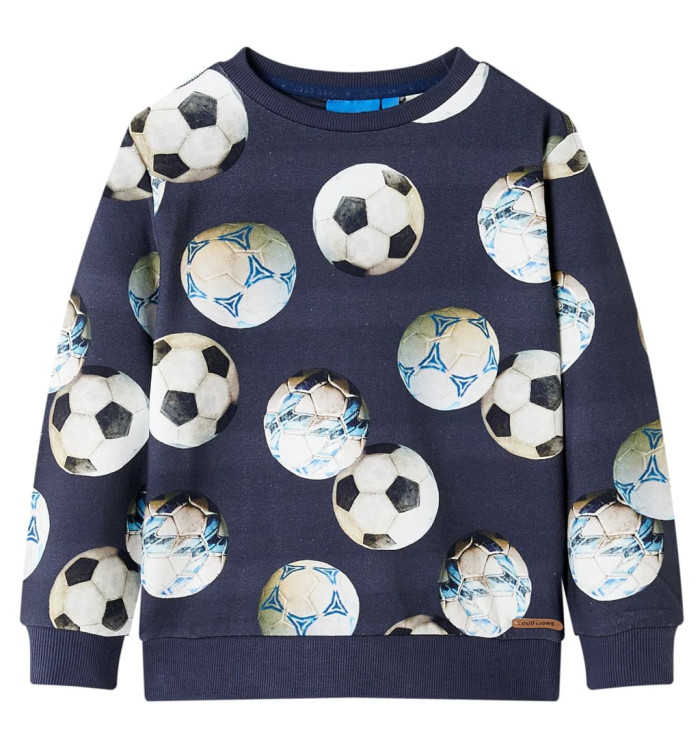 Sweatshirt pour enfants bleu marine 116 | Mobilier & Déco