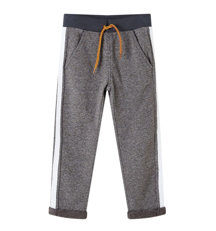 Pantalon de survêtement pour enfants mélange gris foncé 104 | Mobilier & Déco