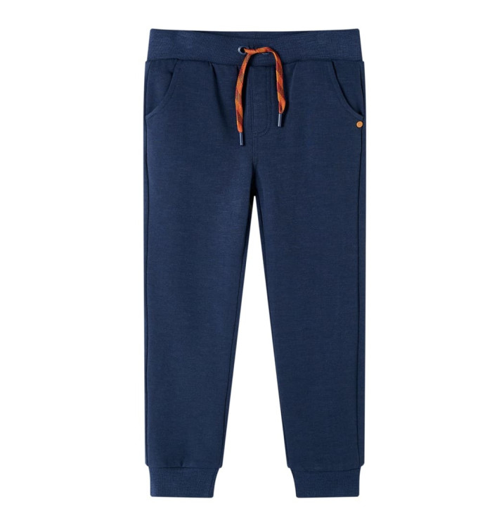 Pantalon de survêtement pour enfants bleu marine mélange 104 | Mobilier & Déco