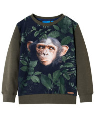 Sweatshirt pour enfants kaki 140 | Mobilier & Déco