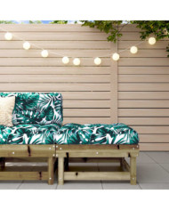 Repose-pied de jardin bois de pin imprégné | Mobilier & Déco