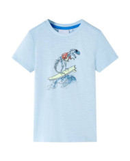 T-shirt pour enfants bleu clair 140 | Mobilier & Déco