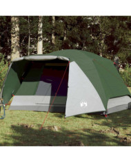 Tente de camping avec porche 4 personnes vert imperméable | Mobilier & Déco