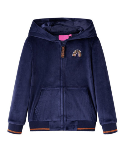 Veste à capuche pour enfants bleu marine 128 | Mobilier & Déco