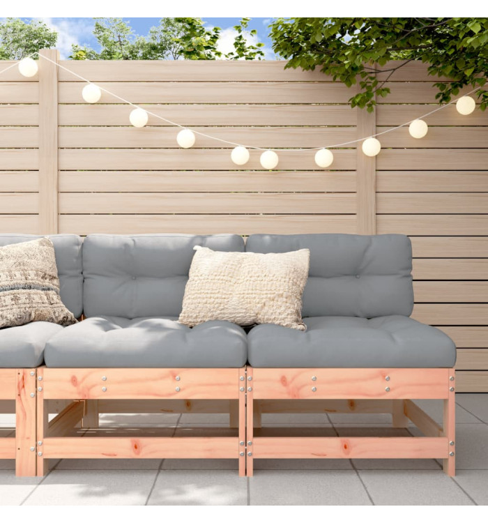 Canapés centraux de jardin 2 pcs bois massif douglas | Mobilier & Déco
