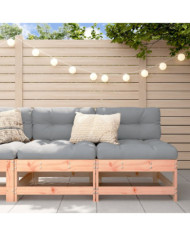 Canapés centraux de jardin 2 pcs bois massif douglas | Mobilier & Déco