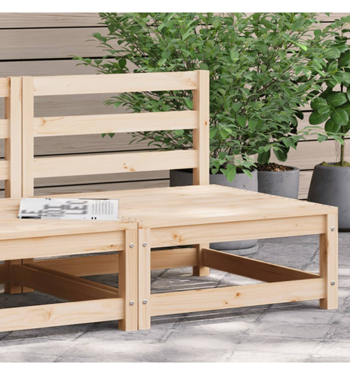 Canapé de jardin sans accoudoirs 70x70x67 cm bois de pin massif | Mobilier & Déco