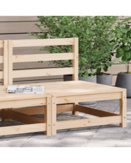 Canapé de jardin sans accoudoirs 70x70x67 cm bois de pin massif | Mobilier & Déco