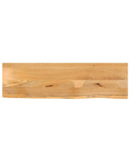 Dessus de table à bord vivant 100x40x2,5cm bois massif manguier | Mobilier & Déco