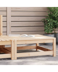Repose-pied de jardin 70x70x30 cm bois de pin massif | Mobilier & Déco