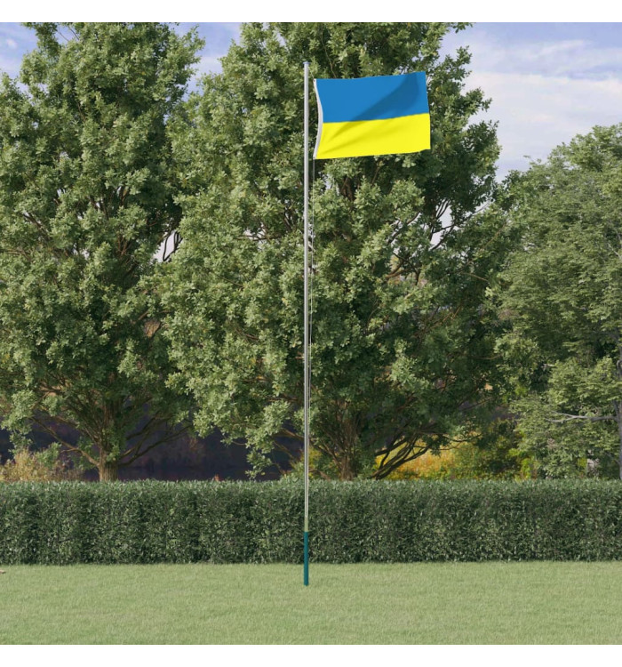 Drapeau de l'Ukraine avec œillets en laiton 90x150 cm | Mobilier & Déco