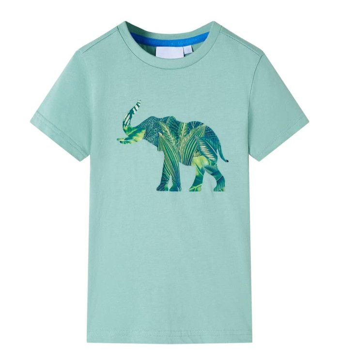 T-shirt pour enfants kaki clair 104 | Mobilier & Déco