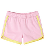 Short pour enfants avec bordure rose vif 140 | Mobilier & Déco
