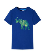 T-shirt pour enfants bleu foncé 92 | Mobilier & Déco