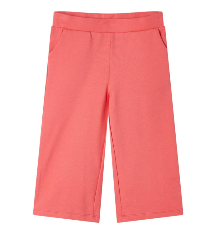 Pantalon à jambes larges pour enfants corail 92 | Mobilier & Déco