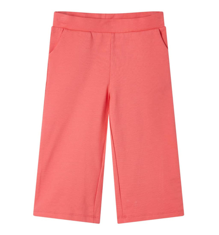 Pantalon à jambes larges pour enfants corail 116 | Mobilier & Déco
