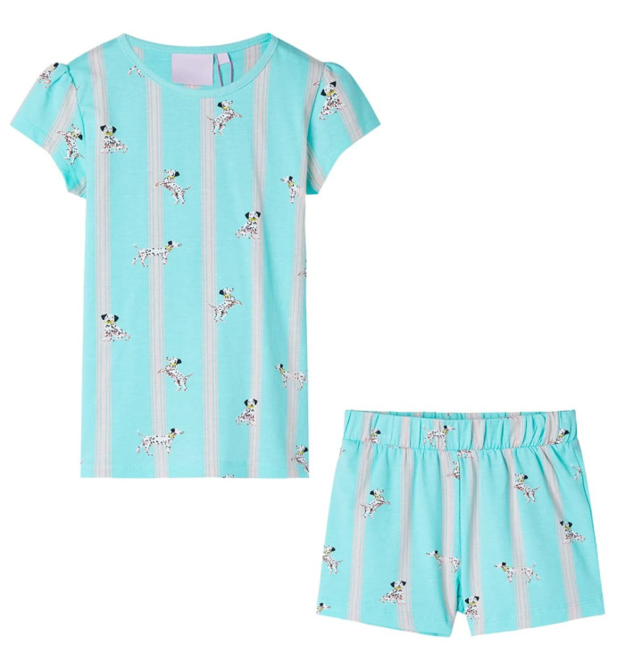Pyjamas à manches courtes pour enfants écru 92 | Mobilier & Déco