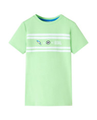 T-shirt pour enfants vert néon 116 | Mobilier & Déco