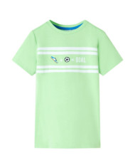 T-shirt pour enfants vert néon 140 | Mobilier & Déco