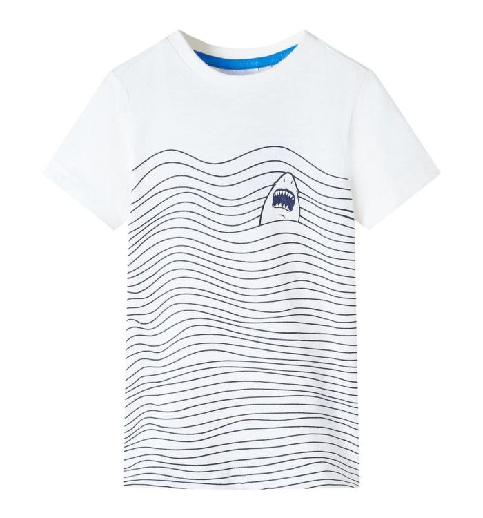 T-shirt pour enfants écru 128 | Mobilier & Déco