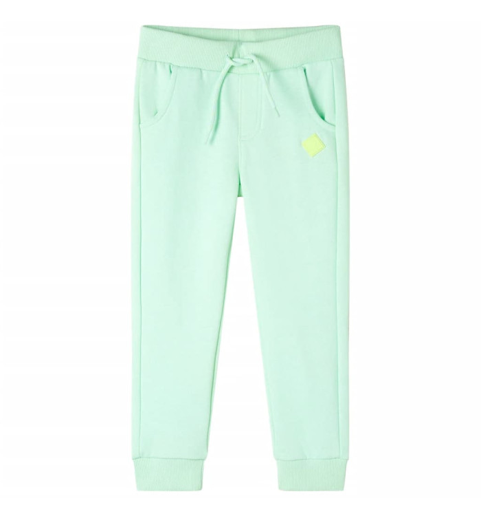 Pantalon de survêtement pour enfants vert vif 104 | Mobilier & Déco