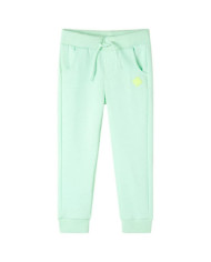 Pantalon de survêtement pour enfants vert vif 128 | Mobilier & Déco