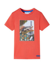 T-shirt pour enfants rouge clair 92 | Mobilier & Déco