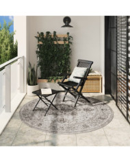 Tapis ARBIZU intérieur extérieur design vintage Ø 200 cm | Mobilier & Déco