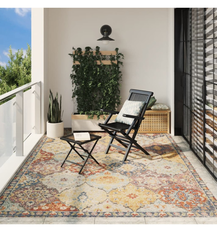 Tapis ARBIZU intérieur extérieur design vintage 240x340 cm | Mobilier & Déco