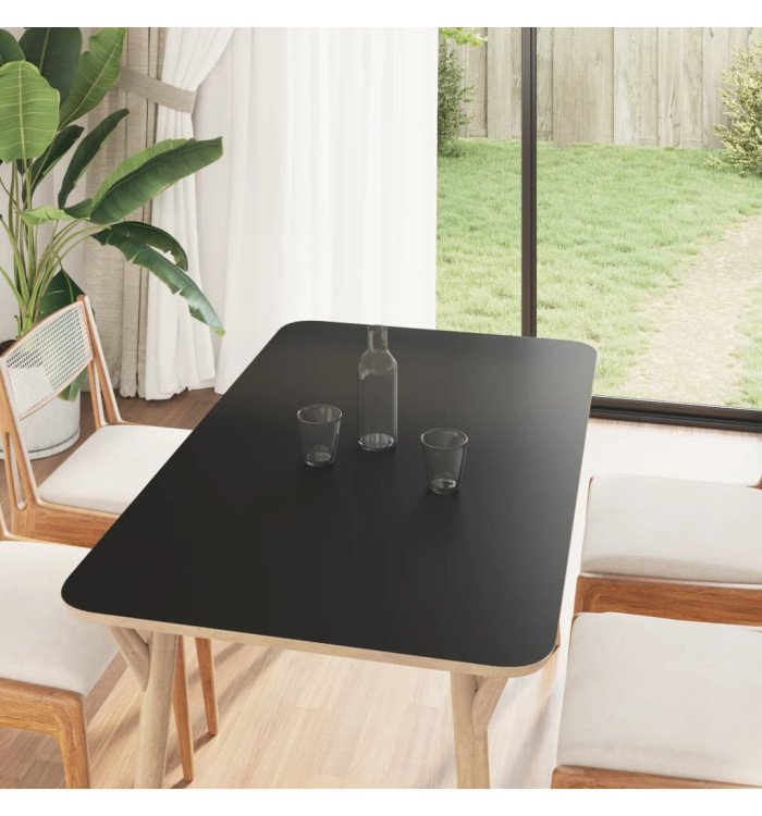 Autocollants auto-adhésifs pour meuble noir mat 90x500 cm PVC | Mobilier & Déco