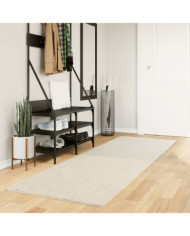 Tapis OVIEDO à poils courts beige 80x250 cm | Mobilier & Déco