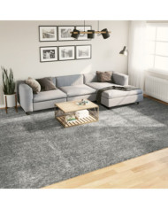 Tapis shaggy PAMPLONA poils longs moderne vert 300x400 cm | Mobilier & Déco