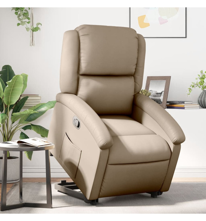 Fauteuil inclinable Cappuccino Similicuir | Mobilier & Déco