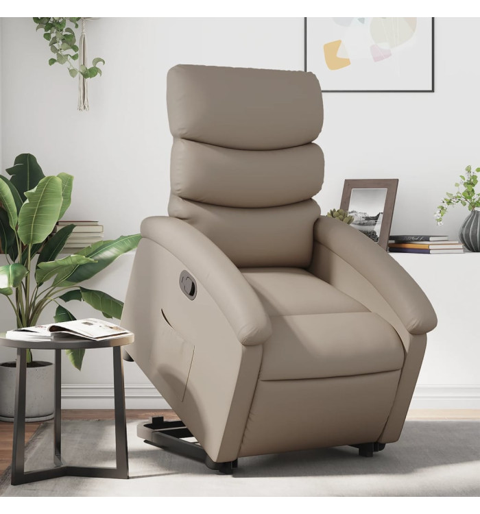 Fauteuil inclinable Cappuccino Similicuir | Mobilier & Déco