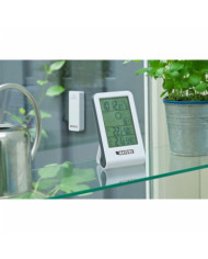 Nature Station météo numérique H 14x8,5x3 cm blanc | Mobilier & Déco
