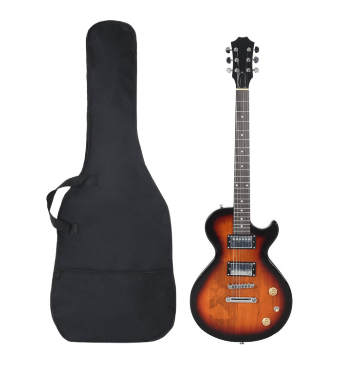 Guitare électrique pour débutants et sac marron et noir 4/4 39" | Mobilier & Déco